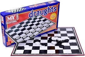 Vintage Compact Games - Draughts NA Pre-Owned