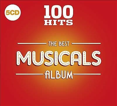 100 Hits: The Best Musicals Album CD Box Set 5 discs (2019) Pre-Owned