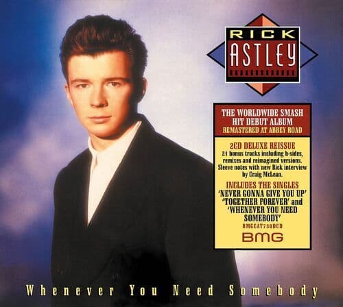 Rick Astley : Whenever You Need Somebody CD Deluxe Album 2 discs (2022) Pre-Owned