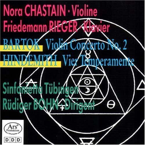 NORA CHASTAIN (violino) : Bartok: Violin Concerto, No. 2 & Hindemi CD Pre-Owned