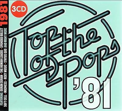 Various Artists : Top of the Pops ’81 CD Box Set 3 discs (2017) Pre-Owned