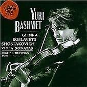 Mikhail Muntian : Glinka / Shostakovitch / Roslavets: Viol CD Pre-Owned