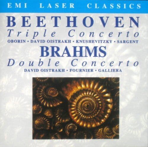 Beethoven - Triple Concerto; Brahms - Double Concerto- DAVID OISTRAKH, Alceo Gal Pre-Owned