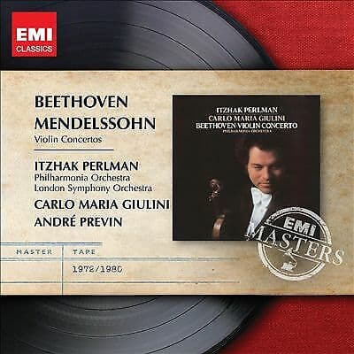 Itzhak Perlman : Beethoven: Violin Concerto - EMI Masters CD Pre-Owned