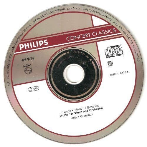 Leppard : Grumiaux Plays Haydn, Mozart & Schubert CD Pre-Owned