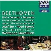 Youri Egorov : Beethoven, Mozart: Violin Concerto in D, CD Pre-Owned