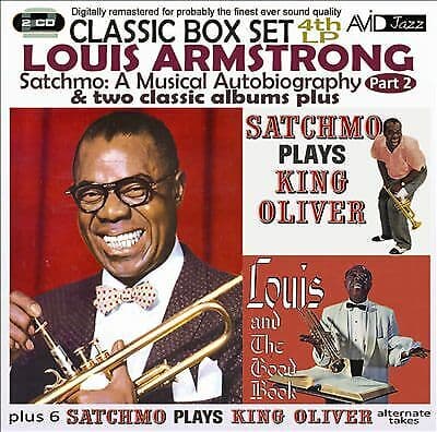 Louis Armstrong : Satchmo: A Musical Autobiography Part 2 & Two Classic Albums Pre-Owned