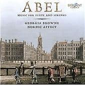 Georgia Browne : Abel: Music for flute & strings CD Pre-Owned