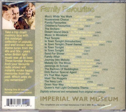 FAMILY FAVOURITES - Take a trip down memory lane with this nostalgic collection Pre-Owned