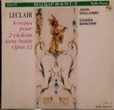 Holloway : Leclair: Sonatas for 2 Unaccompanied Vio CD Pre-Owned