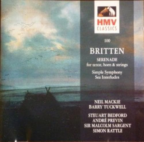 Simon Rattle : Benjamin Britten: Serenade for Tenor, Ho CD Pre-Owned