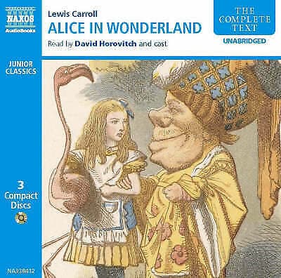 Lewis Carroll : Alice in Wonderland [unabridged] CD 3 discs (2006) Pre-Owned
