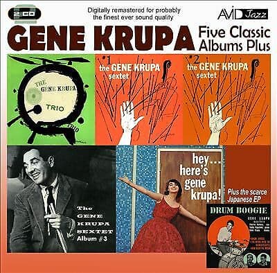 Gene Krupa : Five Classic Albums Plus: Gene Krupa Sextet 1, 2 & 3/Hey, Here’s Pre-Owned