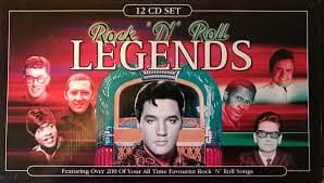 Musicbank Ltd : Rock N Roll Legends 12 CD Box Set CD Pre-Owned