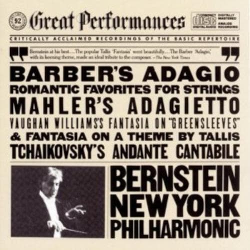 Barber^Bernstein^Nyp : Adagio & Other Romantic Favorites for St CD Pre-Owned