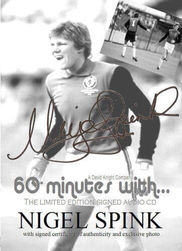 David J Knight & Nigel Spink : 60 minutes with Nigel Spink (signed copy CD Pre-Owned