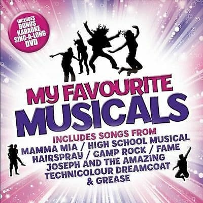 Various Artists : My Favourite Musicals CD Album with DVD 2 discs (2009) Pre-Owned