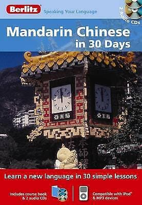 Berlitz Language: Mandarin Chinese In 30 Days (Berlitz in 30 Days) CD Pre-Owned