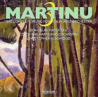 Bohuslav Matousek : Complete Music for Violin and Orchestra, The (Hogwood) CD Pre-Owned