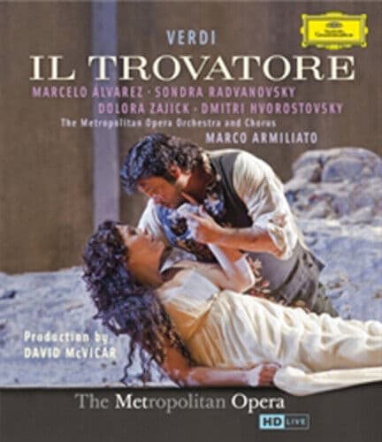 Il Trovatore: Metropolitan Opera (Armiliato) DVD (2012) Marco Armiliato cert tc Pre-Owned