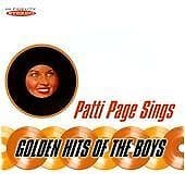 Patti Page : Patti Page Sings Golden Hits of the Boys CD (2013) Pre-Owned