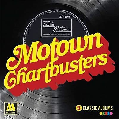 Various Artists : Motown Chartbusters: 5 Classic Albums CD Box Set 5 discs Pre-Owned