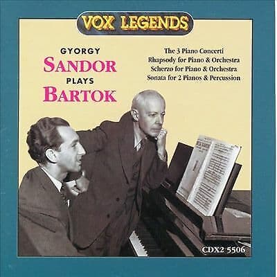 Gyorgy Sandor : Gyorgy Sandor Plays Bartok CD 2 discs (2000) Pre-Owned