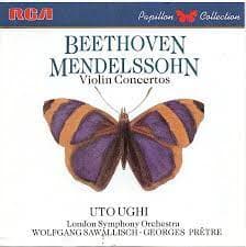 Uto Ughi : Beethoven Mendelssohn Violin Concertos CD Pre-Owned