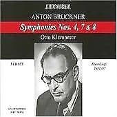 Anton Bruckner : Symphonies Nos. 4, 5 and 8 CD 3 discs (2008) Pre-Owned