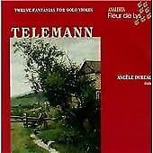 Dubeau, Ang?le : Telemann: 12 Fantaisies for Violin witho CD Pre-Owned