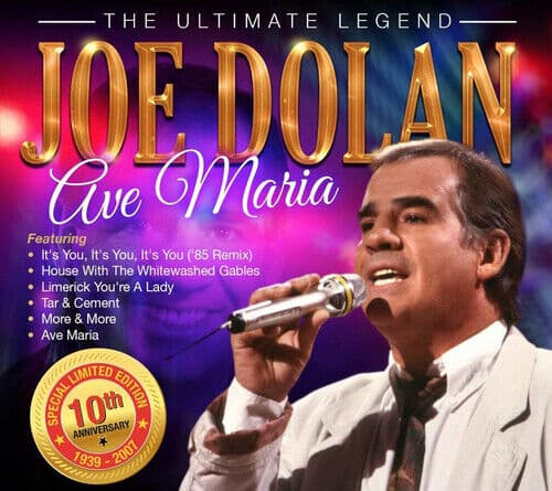 Joe Dolan : Ave Maria CD 10th Anniversary Album with DVD 3 discs (2018) Pre-Owned