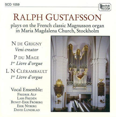 Gustaffson : French Baroque Organ Music CD Pre-Owned