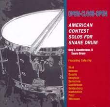 Gauthreaux, Guy G. : Open-Close-Open: American Contest Solos CD Pre-Owned