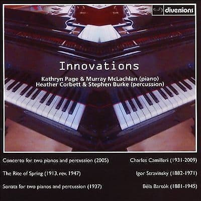 Bela Bartok : Innovations: Music for Two Pianos and Percussion CD (2018) Pre-Owned