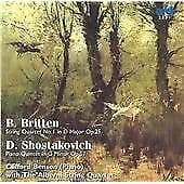 The Alberni Quartet/Benson : Benjamin Britten: String Quartet in D Op CD Pre-Owned