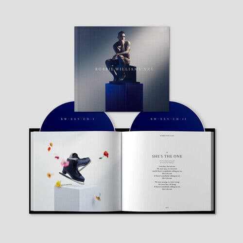 Robbie Williams : XXV CD Deluxe with Book 2 discs (2022) Pre-Owned