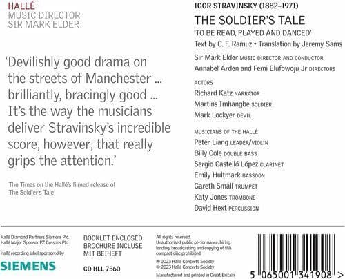 Igor Stravinsky : Stravinsky: The Soldier’s Tale CD (2023) Pre-Owned