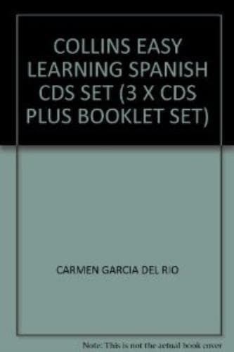 COLLINS EASY LEARNING SPANISH CDS SET (3 X CDS PLUS BOOKLET SET) Pre-Owned