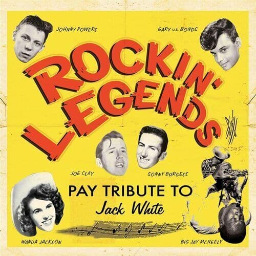 Various Artists : Rockin’ Legends Pay Tribute to Jack White CD (2021)