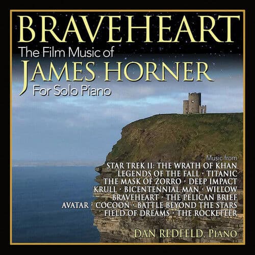 Braveheart: The Film Music of James Horner for Solo Piano CD (2017)