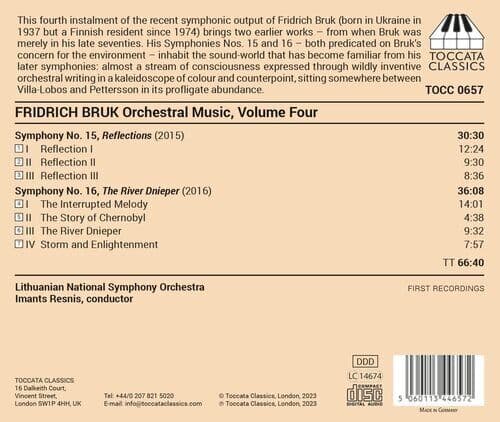 Fridrich Bruk : Fridrich Bruk: Orchestral Music - Volume 4 CD (2023)