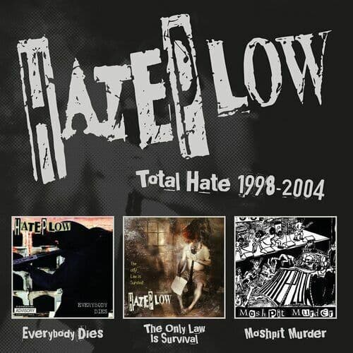 Hateplow : Total Hate (1998-2004) CD Box Set 3 discs (2021)