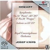 Wolfgang Amadeus Mozart : Mozart: Symphonies No. 31, ‘Paris’, KV 297 & No. 38,