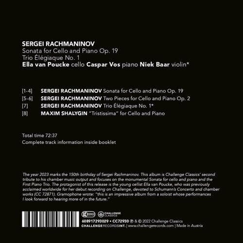 Sergei Rachmaninov : Sergei Rachmaninov: Sonata for Cello and Piano, Op. 19/…