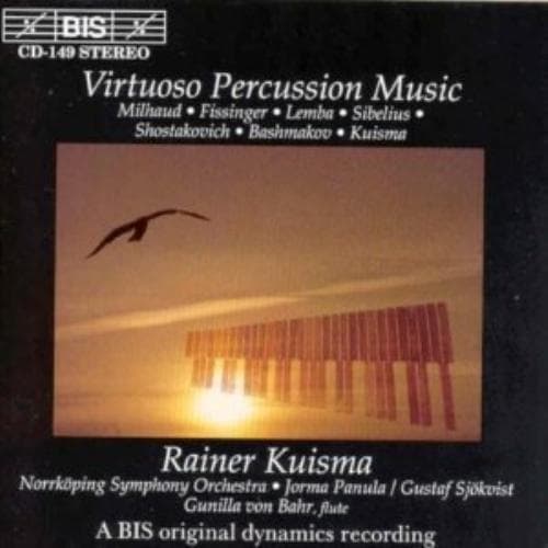 Virtuoso Percussion Music (Sjokvist, Panula, Norrkoping So) CD (1995)