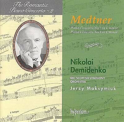 Nikolai Demidenko; Jerzy Maksymiuk: BBC : Medtner: Piano Concertos Nos 2 & 3 CD