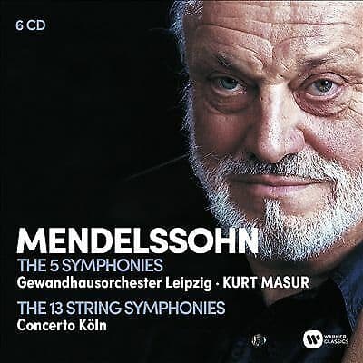 Felix Mendelssohn : Mendelssohn: The 5 Symphonies/The 13 String Symphonies CD