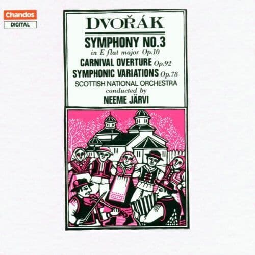 Anton Dvorak : Dvorak: Symphony No. 3, Carnival Overtur CD
