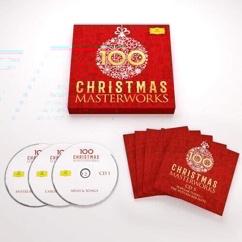Various Artists : 100 Christmas Masterworks CD Box Set 5 discs (2018)