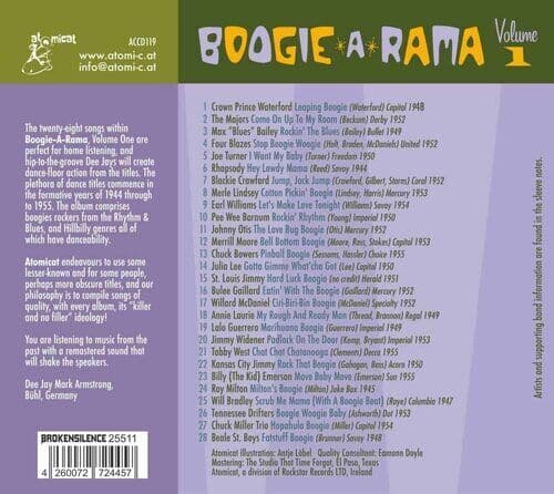 Various Artists : Boogie a Rama: 28 Boogie Hits from the Vault of Atomicat! -